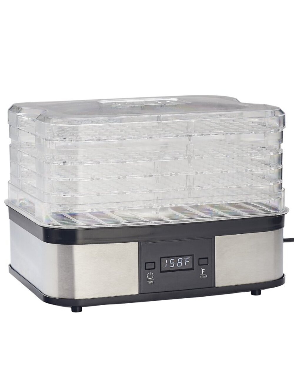 LEM 5-Tray Food Dehydrator With Uniform Airflow & Digital Controls 250 Watts new - Picture 6 of 6